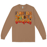 Toasted Coconut flannels boots and bonfires Long Sleeve Tee - Zillion Design Studio