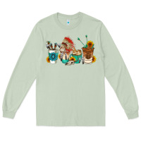 Matcha indian coffee cups Long Sleeve Tee - AdoDesignShop