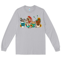Moon Dust indian coffee cups Long Sleeve Tee - AdoDesignShop