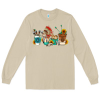 Mushroom indian coffee cups Long Sleeve Tee - AdoDesignShop
