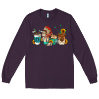Plum indian coffee cups Long Sleeve Tee - AdoDesignShop