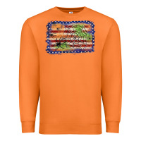 Carrot American flag halloween background Premium Sweatshirt - JahusDesignShop