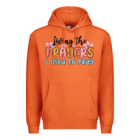 Carrot living the prayers i used to pray Premium Hoodie - MaliasSmallBusiness