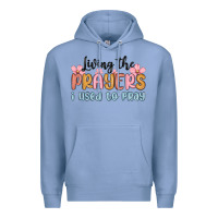 Colony Blue living the prayers i used to pray Premium Hoodie - MaliasSmallBusiness