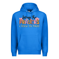 True Royal living the prayers i used to pray Premium Hoodie - MaliasSmallBusiness