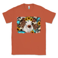 Copper cowhide leopard calf Classic Tee - RanaPortraitStore