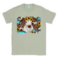 Matcha cowhide leopard calf Classic Tee - RanaPortraitStore