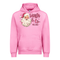 Fuchsia Pink santa and co Urban Hoodie - MaliasSmallBusiness