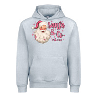 Heather Grey santa and co Urban Hoodie - MaliasSmallBusiness