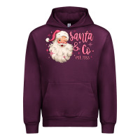 Mauve Wine santa and co Urban Hoodie - MaliasSmallBusiness