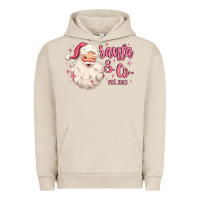 Pigment French Oak santa and co Urban Hoodie - MaliasSmallBusiness