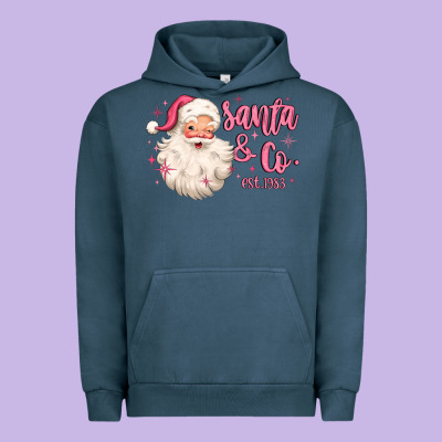 Santa And Co Urban Hoodie Designed By Maliassmallbusiness