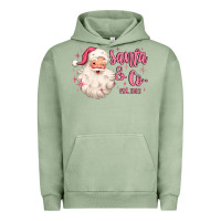 Pigment Oil Green santa and co Urban Hoodie - MaliasSmallBusiness