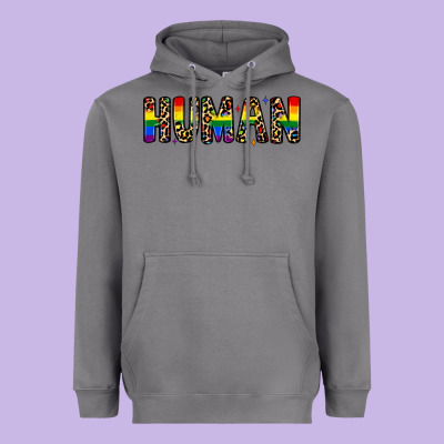 Human Heavyweight Hoodie Designed By Jahusdesignshop