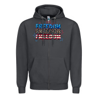 Smoke Freedom freedom freedom 4th of july Zipper Hoodie - CowGirlArtShop