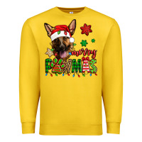 Lemon merry pawmas christmas german shepherd Premium Sweatshirt - Jasminsmagicworld