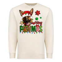 Sandshell merry pawmas christmas german shepherd Premium Sweatshirt - Jasminsmagicworld