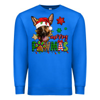 True Royal merry pawmas christmas german shepherd Premium Sweatshirt - Jasminsmagicworld