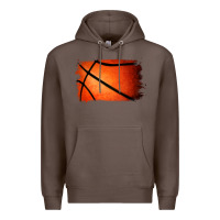 Coffee Basketball Brushstroke Premium Hoodie - RanaPortraitStore
