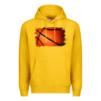 Lemon Basketball Brushstroke Premium Hoodie - RanaPortraitStore