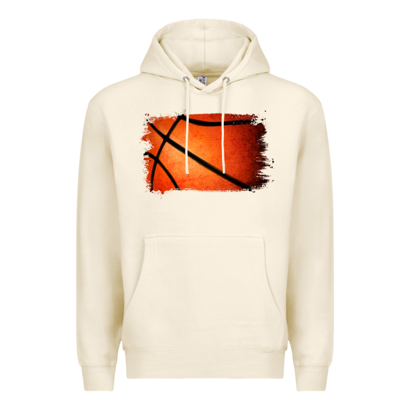 Basketball Brushstroke Premium Hoodie by RanaPortraitStore | Teevron