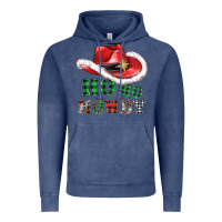 Vintage Denim ho ho howdy christmas hat Vintage Hoodie - AdoDesignShop