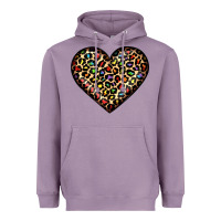 Lavender pride leopard heart Heavyweight Hoodie - JahusDesignShop