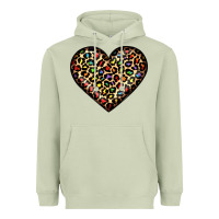 Matcha pride leopard heart Heavyweight Hoodie - JahusDesignShop