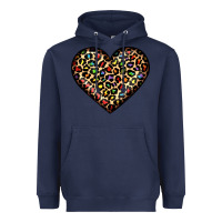 Navy pride leopard heart Heavyweight Hoodie - JahusDesignShop