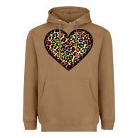 Toasted Coconut pride leopard heart Heavyweight Hoodie - JahusDesignShop