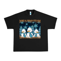 Black snowman winter Urban Heavy Tee - RanaPortraitStore