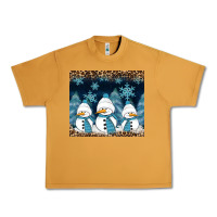 Peanut Butter snowman winter Urban Heavy Tee - RanaPortraitStore