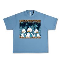 Pebble Blue snowman winter Urban Heavy Tee - RanaPortraitStore