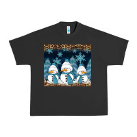Pigment Black snowman winter Urban Heavy Tee - RanaPortraitStore