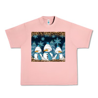 Salmon snowman winter Urban Heavy Tee - RanaPortraitStore