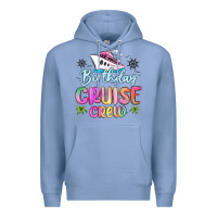 Colony Blue birthday cruise crew Premium Hoodie - MaliasSmallBusiness
