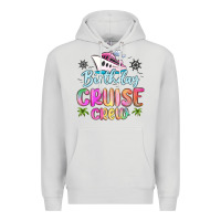 Dove Grey birthday cruise crew Premium Hoodie - MaliasSmallBusiness