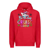 Red birthday cruise crew Premium Hoodie - MaliasSmallBusiness