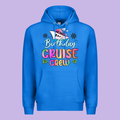 Birthday Cruise Crew Premium Hoodie Designed By Maliassmallbusiness