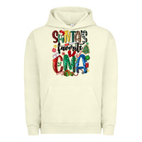 Pigment Pistachio santas favorite cma nurse Urban Hoodie - MaliasSmallBusiness