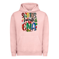 Pigment Salmon santas favorite cma nurse Urban Hoodie - MaliasSmallBusiness