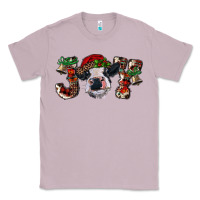Lilac christmas joy with heifer cow Classic Tee - RanaPortraitStore