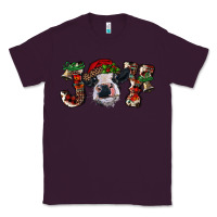 Plum christmas joy with heifer cow Classic Tee - RanaPortraitStore
