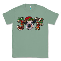 Sage christmas joy with heifer cow Classic Tee - RanaPortraitStore