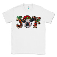 White christmas joy with heifer cow Classic Tee - RanaPortraitStore
