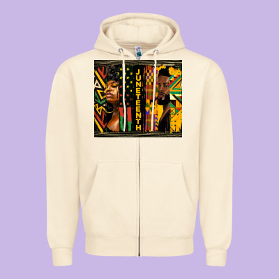 Juneteenth Tumbler Zipper Hoodie Designed By Hra Design Shop