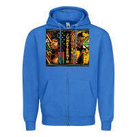 True Royal juneteenth tumbler Zipper Hoodie - HRA Design Shop
