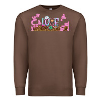 Chestnut watercolor love nurse libbey glass Premium Sweatshirt - BundleAndBundleShop