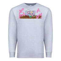 Heather Grey watercolor love nurse libbey glass Premium Sweatshirt - BundleAndBundleShop