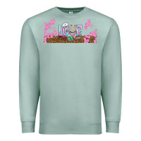 Seafoam watercolor love nurse libbey glass Premium Sweatshirt - BundleAndBundleShop